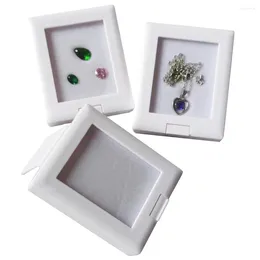 Jewellery Pouches Vertical Diamond Storage Box Gems Pendant Organiser Case Stone Charms Display Holder Badge Support Stand