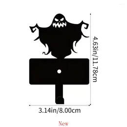 Hooks Promotion Halloween Wall Decor Coat Metal Key Holder Ghost Hanger Organizer Rack Mounted For Pet Leash Jew
