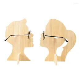 Kitchen Storage Wooden Glasses Display Shelf Sunglasses Bracket Cabinet Woman Man For Spectacle Frame Props Decorative Drop