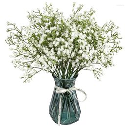 Decorative Flowers 10PCS Baby Breath Artificial Fake Babys Gypsophila