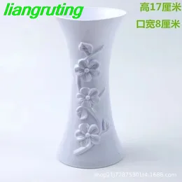 Decorative Flowers Artificial Vase Mouth Flower Basket Plastic Multi-color Crafts Home Simulation Arrangement Ware