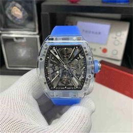 RichasMiers Watch Ys Top Clone Factory Watch Carbon Fiber Automatic watch Date Luxury Mens Watch Business Leisure Rm12-01 Manual Snow Case Fashion MenUCX1UHGF