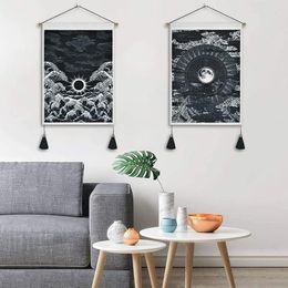 Tapestries 35x50cm Waves Wind Paintings Decorative Nordic Home Ins Landscape Living Room Wall Decoration Tapestry