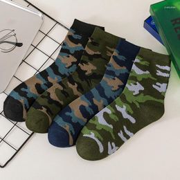 Men's Socks Medium Size Camouflage Military Green Work Safety