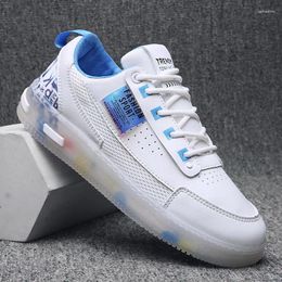 Casual Shoes Men's 2024 Trend Small White Youth Mesh Board Summer Breathable Trendy