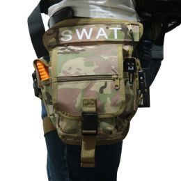 Bags TAK YIYING Outdoor Multifunctional Tactical Drop Leg Bag SWAT Hunting Tool Waist Pack Motorcycle Sports