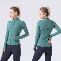 Yoga LU New Gym T-shirt with seamless Long Sleeve Sports Tight Fitness Yoga Top Running sportswear L