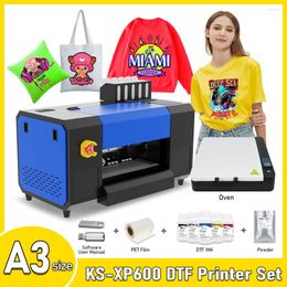 Printer XP600 Impresora T-shirt Printing Machine A3 For Jeans Hoodies Shoes