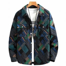 hip Hop Streetwear Denim Jackets Men Plus Size 11XL 10XL Denim Coats Plaid Graffiti Spring Autumn Jacket Big Size 10XL M8La#