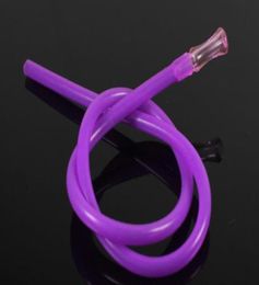 85CM Silicone tube hose hose Hookah bucket accessories food grade high temperature tasteless transparent Colour straw8319355