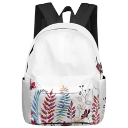 Backpack Thanksgiving Things Wildflowers Student School Bags Laptop Custom For Men Women Female Travel Mochila