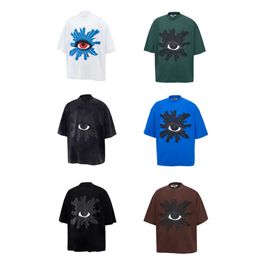 24 House Of Errors Truth Eye Classic D Printed Eyes Short Sleeve Loose Couple T Shirt For Men And Women