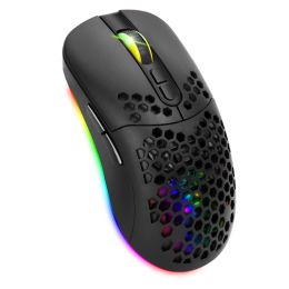 Mice Wireless Charge Gaming Mouse, Bluetooth 5.0 & 2.4g Rgb Backlight, for Laptop, Pc, Computer, Book, Ipad, Tablet, Android More.