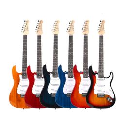 Electric guitar ST classic popular 3 single rock electric guitar beginner entry-level electric guitar