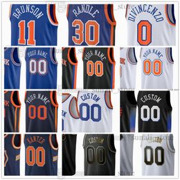 Men Women Youth Basketball Jerseys Patrick Ewing Carmelo Anthony Jalen Brunson Donte DiVincenzo Julius Randle Josh Hart Bojan Bogdanovic OG Anunoby Burks Printed