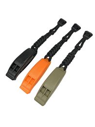 Duonaifu survival whistle plastic whistle outdoor rescue signal outdoor emergency equipment