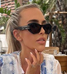 Sunglasses Vintage Black Female Summer Traving Metal Line Cateye Sun Glasses UV400 Brand Designer Women39s3076470