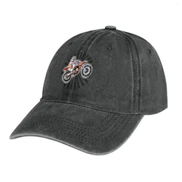 Berets Dirt Bike Jump Or Motocross Mx Motorcycle Send It! Cowboy Hat Hiking Hard Women's 2024 Men's