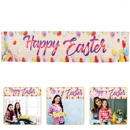 Party Decoration Easter Hanging Porch Banner Yard Sign Wall Fence Festival