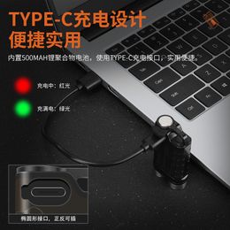 New V3 Keychain Light USB Charging Strong Mini Flashlight with Side Multi functional LED Work