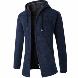 plus cmere cardigan coat sweater male Korean versi of the trend in autumn and winter lg sweater trench coat V7C6#