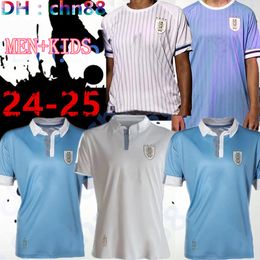 2024 Uruguay Soccer Jersey 2024 2025 L.SUAREZ E.CAVANI N.DE LA CRUZ national team Shirt G.DE ARRASCAETA F.VALVERDE R.ARAUJO R.BENTANCUR Football Uniform