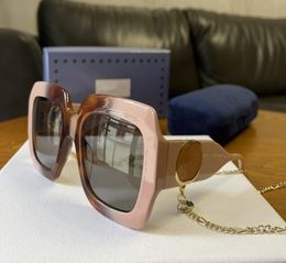high quality Fashion Classic design Polarised 2022 Luxury Sunglasses 1022S Black Grey Rectangularframe Sun glasses Women with box8539954