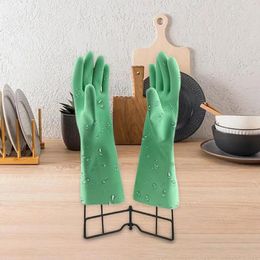 Kitchen Storage Gloves Holder Stable Folding Reusable Support Space Saving Multi Purpose Durable Vertical Sink Hanger Stand Mitten Dryer