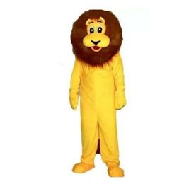 Mascot Costumes Halloween Christmas Yellow Lion Mascotte Cartoon Plush Fancy Dress Mascot Costume