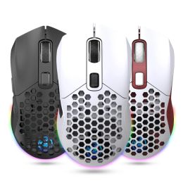 Mice Mechanical Gaming Mice DualMode Luminous Light Mouse 4800DPI Adjustable Optical Mouse for PC Computer Game
