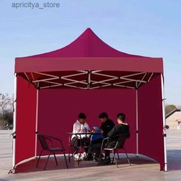 Tents and Shelters Modern Thick Sandwich 3x3 Tent Rainproof Canopy Outdoor Umbrella Sunshade Retractable Folding Sandwich24327