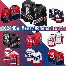 Hot Sale Custom 8 Alex Ovechkin 2023 hockey jersey Darcy Kuemper Nicklas Backstrom T.J. Oshie Tom Wilson John Carlson Dylan Hockey stadium series