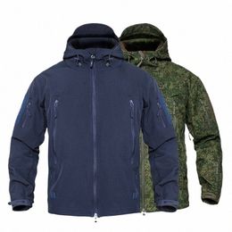 mege Tactical Jacket Men Waterproof Camoue Military Fleece Jacket Softshell Windbreaker Winter Army 5XL jaqueta masculino c4Po#