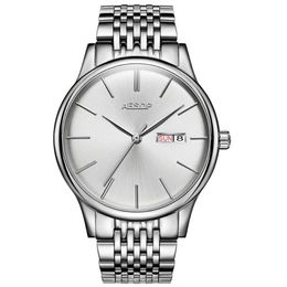 AESOP 8 5mm Ultra thin Fashion Mens watches top brand luxury Male Clock Men Relogio Masculino sliver strap228m