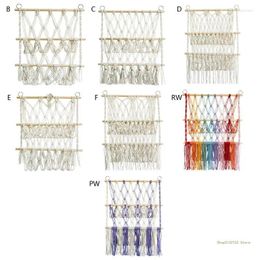 Kitchen Storage QX2E Stuffed Animals Net Hammocks For Kid Toy 2 Layer Wall Hanging Organizers