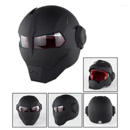 Motorcycle Helmets M/L/XL Helmet Flip Up Vintage Full Face Iron Men