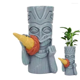 Vases Totem Vase Ornaments Floral With Ice Cream Decorative Decor Table Flower For Gardens Balconies Study Rooms