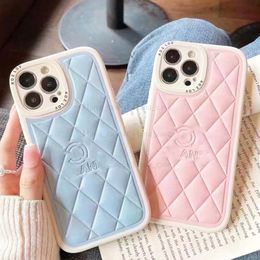 Luxury Phone Case for iPhone 15 14 Pro Max Soft Leather, Designer iPhone Case 15 14 Plus 13 12 Pro for Women Men Good Grip Shockproof Ultra Slim Anti-drop Cover