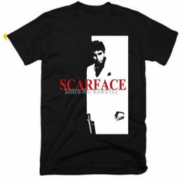 Men039s TShirts Scarface Movie Homme Hip Hop Clothing Tshirts 3D Print T Shirt O Neck Shirts Mens Tops8940595
