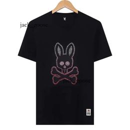 Physcho Bunny Rabbit Polo T Shirt Designer Mens T-shirt Trendy Fashion USA High Street Short Sleeve Tshirts Clothing Streetwear Psychological Bunny Psyco Bunny 292