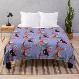 Blankets Alebrije Doberman Throw Blanket Bed Plaid Warm