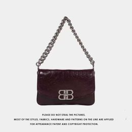 Shoulder Bag Brand Discount Women's Womens New Fashion High Grade Oil Leather Single Crossbody Bag with Small