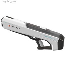 Gun Toys Pistola elettrica automatica per l'aspirazione dell'acqua, la ricarica USB rilascia continuamente giochi d'acqua alla deriva del parco acquatico all'aperto240327