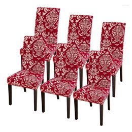 Chair Covers Stretch Removable Washable Kitchen Protector For Dining Room El Red