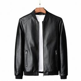 leather Jacket Bomber Motorcycle Jacket Men Biker PU Baseball Jacket Plus Size 7XL 2020 Fi Causal Jaqueta Masculino J410 B8LD#