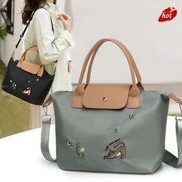 Factory Source High Quality Handbags Is Nylon Dumpling Bag 2024 New Large Capacity Ultra Light Handheld Crossbody Tote