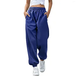 Women's Pants Women Sweatpants Drawstrings Running Joggers Trousers Loose Gym Fitness Sport Baggy Hip Hop Casual Fashion Streetwear