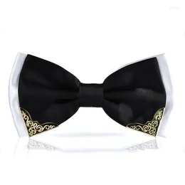 Bow Ties 5 Colors Fashion For Men Bowtie Tuxedo Classic Solid Color Wedding Party Red Black White Green Butterfly Cravat Brand