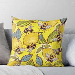 Pillow Yellow And Bee Garden. Throw Marble Cover Pillowcase Pillowcases For Sofa S