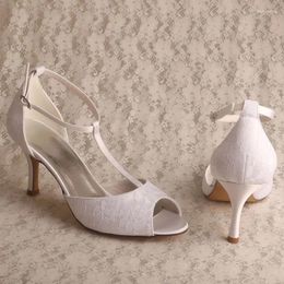 s Sandals Discount Lace Dress Shoes for Wedding T-strap 8CM Sandal Dicount Dre Shoe T-trap